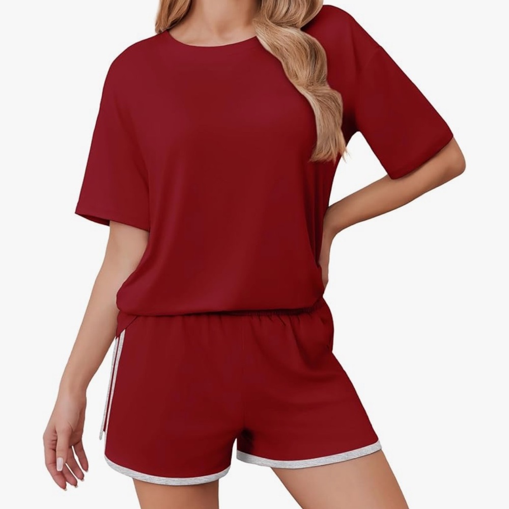 Women's Red Sleepwear lounge Sets